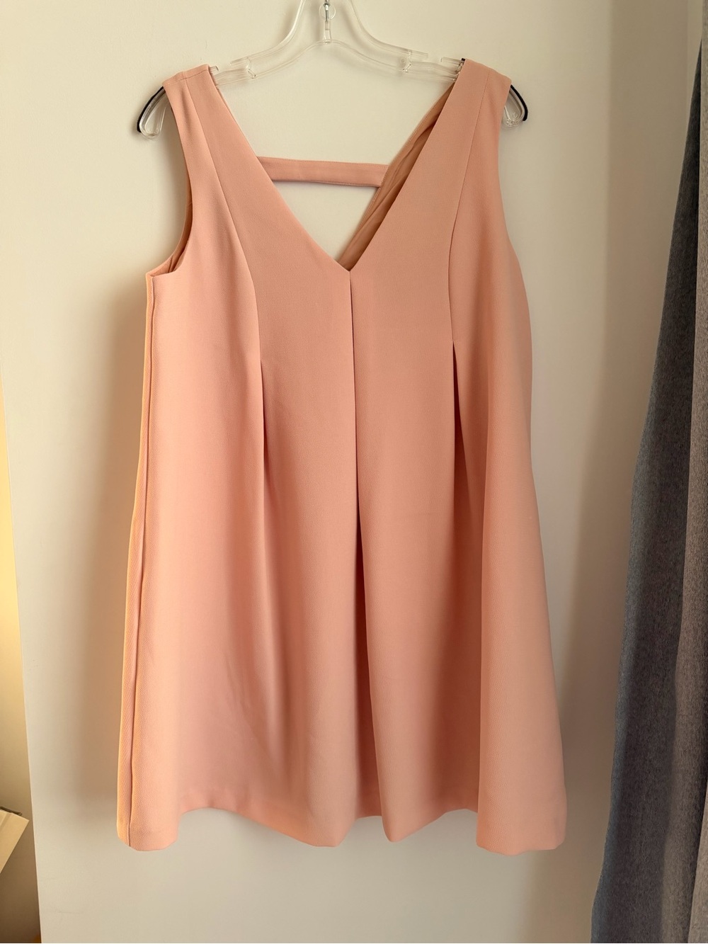 BCBGeneration Sleeveless V-Neck Mini Dress in Blush